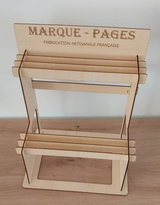 SUPPORT DE VENTE POUR MARQUE PAGES